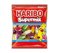 HARIBO Supermix - Soft & Creamy Gummy Sweets with Fruit and Milk Flavour, Loved by All Ages, 140g