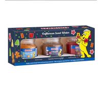 Haribo Scented Candles Gift Set | Sweet Winter | 3 x Scented Candles Christmas | Gifts for Women | Candle Set for Home | 3 x 85 g Scented Candles in Glass
