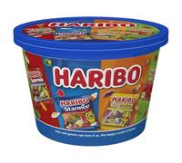 Haribo Starmix, Giants Strawbs, Tangfastics, Supermix Gummies, Gummy, Kids and Grown ups love it so, The happy world of the Haribo - 600g Box - Halloween Selection Hamper