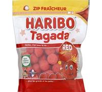 haribo tagada fraise strawberry 220g zip bag RED fraicheur