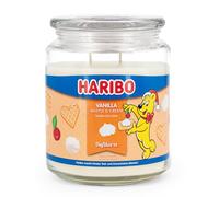 Haribo Scented Candle in Glass with Lid | Vanilla Waffle Cream | Scented Candle Vanilla | Candles Long Burning Time (100 h) | Gifts for Women | Scented Candle Large (510 g)