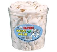 Haribo Weisse mice Dose, 2-Pack (2 x 1050g)