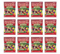 HARIBO Wine Gums, Traditional Favourite with Grape, Lemon & Orange Flavours, No Artificial Colours, 140g (Pack of 12)