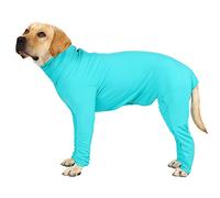 Harikaji Dog Recovery Suit,Dog Onesie Shedding Suit Full Coverage for Dog, After Surgery Wear E Collar Alternative, Anxiety Calming Shirt for Female Male Dog(Bule,M)
