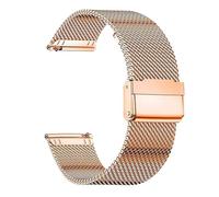 Harikiri 18mm Metal Straps Compatible With Garmin Venu 3S/2s/Vivoactive 4S/3S/Active S Adjustable Quick Release For Huawei Watch GT 6/5 Pro,Fossil Women's Gen 6 42mm for Men Women