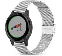 Harikiri 18mm Metal Straps Compatible with Garmin Venu 3S/2S/Vivoactive 4S/3S/Active S/Forerunner 265S/255S/255S Music,Fossil Women's Gen 6 42mm/5E 42mm/Women's Gen 4 Sport