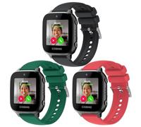 Harikiri 3 Pack Silicone Bands Compatible with Gizmo Watch 3/2/1,Cosmo JrTrack 4/3/2 SE/2/1,Gabb SmartWatch 3/2/1
