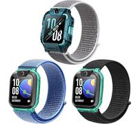 Harikiri 3 Pack Strap Compatible with Watch Phone Z7/Z6/Z1, Nylon Replacement Straps for Boys and Girls