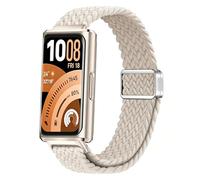 Harikiri Braided Nylon Compatible with Huawei Band 11/11 Pro Elastic Adjustable Sport Replacement Strap Magnetic buckle design Breathable For Women and Men