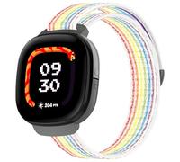 Harikiri Braided Nylon Watch Straps with fi tbit Ace LTE,Breathable Sport Replacement Straps Soft Adjustable Solo Loop Nylon Wristband,Band Google Ace LTE