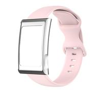 Harikiri Silicone Band Compatible with AMIT Helio Strap with Full Metal Protective Case, Sweat-Resistant Wristband for High-Intensity Training Wear Resistant Adjustable for Women and Men