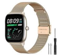 Harikiri Straps Compatible with Amazfit Active 42mm/GTS 4 Mini/GTS 4/GTS 3/Amazfit GTS 2 Mini/GTS 2/GTS 2e, 20mm Metal Strap Replacement for Amazfit Bip Lite/Bip U/Bip U Pro/Bip 3/Bip 3 Pro/GTR 42mm