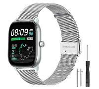 Harikiri Straps Compatible with Amazfit Active 42mm/GTS 4 Mini/GTS 4/GTS 3/Amazfit GTS 2 Mini/GTS 2/GTS 2e, 20mm Metal Strap Replacement for Amazfit Bip Lite/Bip U/Bip U Pro/Bip 3/Bip 3 Pro/GTR 42mm