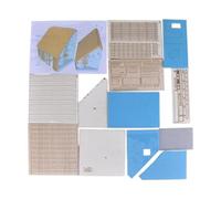 Harilla 1/35 Wooden Ruins House Unassembly Unpainted DIY Architecture Crafts Building Model Kits 3D Puzzles Layout Sand Table Diorama Scene, House