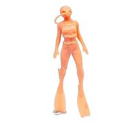 Harilla 1/64 Diver People Figurines Unpainted Figures Model Fairy Garden S Scale Layout Desktop Ornament DIY Projects Dioramas Diorama Model Decor, A