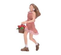 Harilla 1:64 Scale Girl Figure Figurine Train Railway Decor Collections Photo Props DIY Projects DIY Diorama Accessory Hand Painted