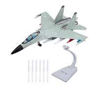 Harilla 1/81 Fighter Jet Model Ornament Collectible Children Toy Plane Toy Aircraft for Kids Toys Home Fireplace Tabletop Decoration, Green