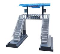 Harilla 1/87 Architectural Model Children Toy Building Model Simulation Railway Station Diorama Scenery Decoration