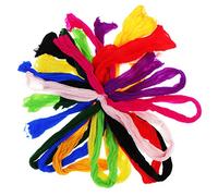 Harilla 10Pc Rainbow Mesh Stocking Material for Artificial Silk Flowers Making Craft