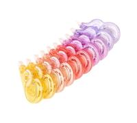 Harilla 10x Correction Tape with Dispenser,Wrong Out Tear Resistant Writing Office Roller Pocket Eraser for Handwriting Note Taking, Yellow Pink Violet