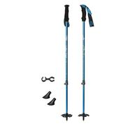 Harilla 2 Pcs Ski Poles Professional Skiing Pole with Comfort Ergonomic Handle and Adjustable Boot Tips, Telescopic Skiing Sticks for Winter Sports, Snowboarding, blue
