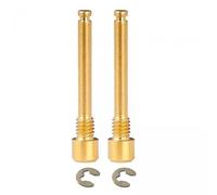 Harilla 2 Pieces Bike Disc Brake Alloy Cycle Rotor M4 Thread Titanium Bolt Pin Inserts Screw Parts Suitable for Avid Mountain Bike Accesso