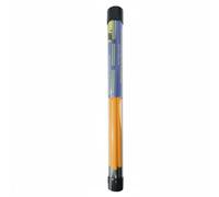 Harilla 2 Pieces Golf Swing Alignment Rod Set Sticks Fiberglass Folding Sections For Setup Target Line And Stroke Path Refinement Suitable for coaching home, Vibrant Orange, Three-fold 122MM