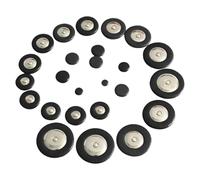 Harilla 25 Pieces Alto Sax Pads Set Replace Professional Practical, Multi Size, Portable Durability Accessories Alto Saxophone Pads, Black