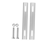 Harilla 2Pcs Basket Mounting Bracket Metal Plate Accessories Fixing Premium Baskets Holder Easy to Install Mount Adapter