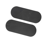 Harilla 2Pcs Bass Drum Hoop Guard Kick Drum Rim Protector Gifts Equipment User Friendly Sturdy Versatile Protection Silicone Black