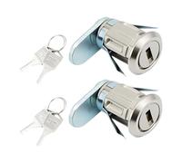 Harilla 2Pcs cam Locks Charging Lightweight Durability Tongue Lock File Box Locks for Center Doors Access Doors
