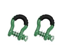 Harilla 2Pcs D Shackles Towing Winch Hooks Easy Open with 3/4" Screw Pin Tow Shackles for Truck Trailer Off Roads Tow Strap, Style D