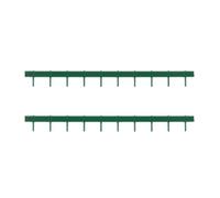 Harilla 2Pcs Model Road Scene Railings Scene Decors 1/87 Scale Diorama Miniature Landscape Green Copper Architecture Projects Mini, Green
