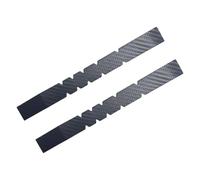 Harilla 2Pcs Pickleball Tapes Paddles Tapes Black Lightweight Decor Easy Installation Head Sticker Protection for Racket, 2.3cm Width