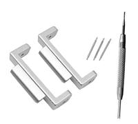 Harilla 2Pcs Watch Band Connectors Convert 16mm to 22mm Band Replacement, Connection Adapters for GLS-8900, G-8900, m5610, Silver