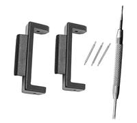 Harilla 2Pcs Watch Band Connectors Convert 16mm to 22mm Band Replacement, Connection Adapters for GLS-8900, G-8900, m5610, Black