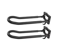 Harilla 2x Metal Kayak Storage Hooks Hanger, Folding Surfboard Holder Longboard Bracket Display for Snow Board Garage Boat Paddle Ski Board