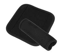 Harilla 2X Pull up Bar Grips Sleeves Easy to Use 3mm Thick Handle Grips Covers for Barbell Doorway Chin up Bar Dumbbell Gymnastic Gym, Black