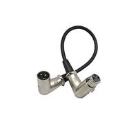 Harilla 3 Pin XLR Rectangular 90 Degree Cable Plug between Socket And