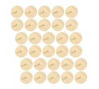 Harilla 30Pcs Unfinished Wooden Gyro Toys Kindergarten Funny Peg Tops Educational Handmade for Children Boys and Girls Gift