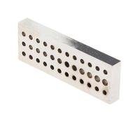 Harilla 36Holes Steel Plate Hole Punching Board Compact Watch Maintenance Metal Professional Rectangle Carving Block Dril Twisting