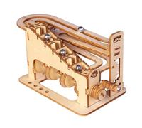 Harilla 3D Wooden Puzzle, DIY Marble Run Model Building Kits Craft Toy, Mechanical Puzzles for Adults Teens Birthday Gift