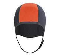 Harilla 3mm Neoprene Scuba Diving Hat Waterproof Adjustable Wetsuit Thermal Hood Dive Hood Swim Hat for Kayaking Water Sports Canoe Women Men Unisex, orange