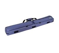 Harilla 3x4 Soft Cue Case Hold 3 4 Shaft 1/2 Cue Case Portable Handle Wear-resistant for Snooker Billiards Carrying Bag, Blue