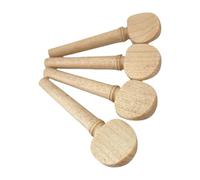 Harilla 4Pcs Violin Fiddle Tuning Peg for 4/4 Full Size Violin Portable Practical Lightweight Wood Peg Music Instrument Accessory