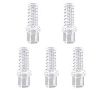 Harilla 5 Pieces Aquarium Drain Connector Fittings Simple to Install Replacement Hose Connector for Irrigation System Water Tank, Outer Dia 20mm