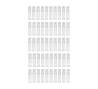 Harilla 50 Pieces Lip Balm Tubes Bottles up Cosmetic Sample Lip Balm Containers for Lipsticks Chapsticks Solid Perfume DIY, clear