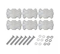 Harilla 5x 6 Pieces Guitar Tuning Peg Caps Tuning Machine Head Buttons with Washers And Screw for Folk Guitars Replace Part