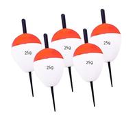 Harilla 5x Fishing Floats Buoys Foam Floats EVA Bright Color Oval Slip Bobbers High Buoyancy for Trout Catfish Bass Rock Fishing, 25g