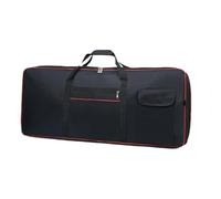 Harilla 61 Key Keyboard Gig Carrying Bag with Handles Breathable Dustproof with Double Zipper Protective Multipurpose Oxford Cloth, 93x25x7cm